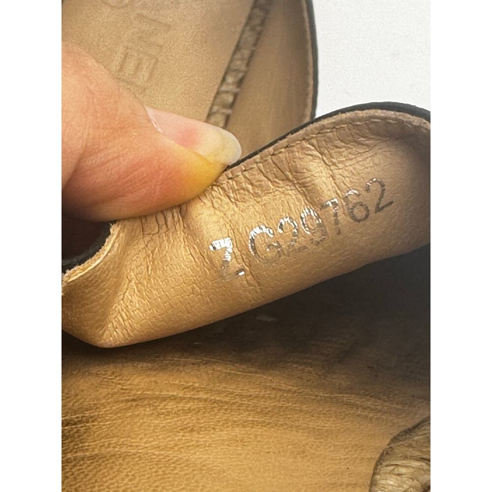 Chanel Black Canvas CC Logo Espadrille Flats Classic EU 35 - Picture 7 of 10
